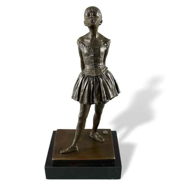 Bronzeskulptur Kopie nach Degas Tänzerin Ballerina Ballett Replik Skulptur 38cm