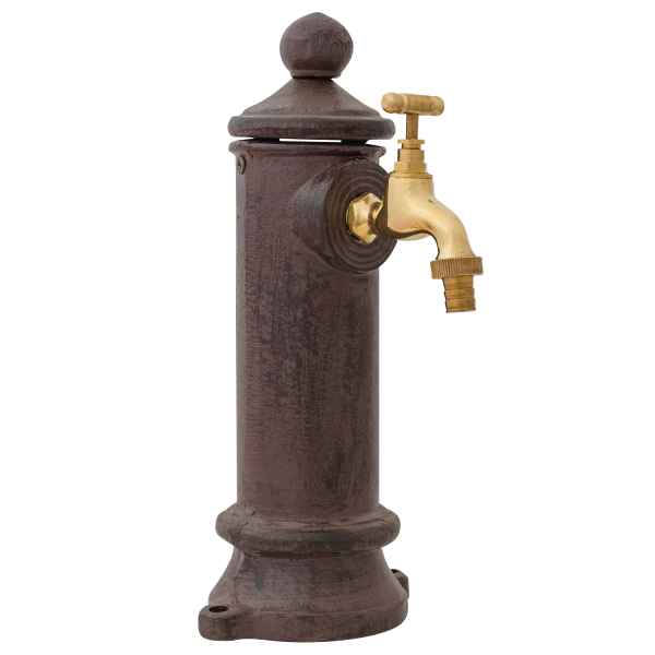 Standbrunnen Hydrant Gartenbrunnen Wasserhydrant Brunnen Antik-Stil - 30cm