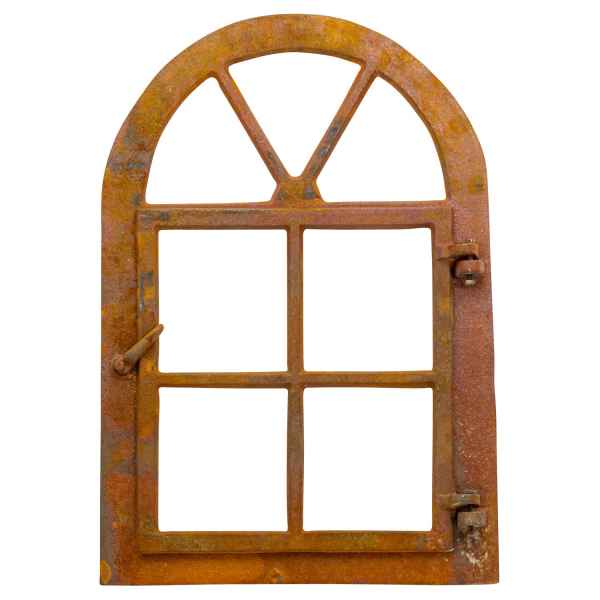 Stallfenster Fenster zum Öffnen Scheunenfenster Eisen Rost 39,5x57,5cm Antikstil