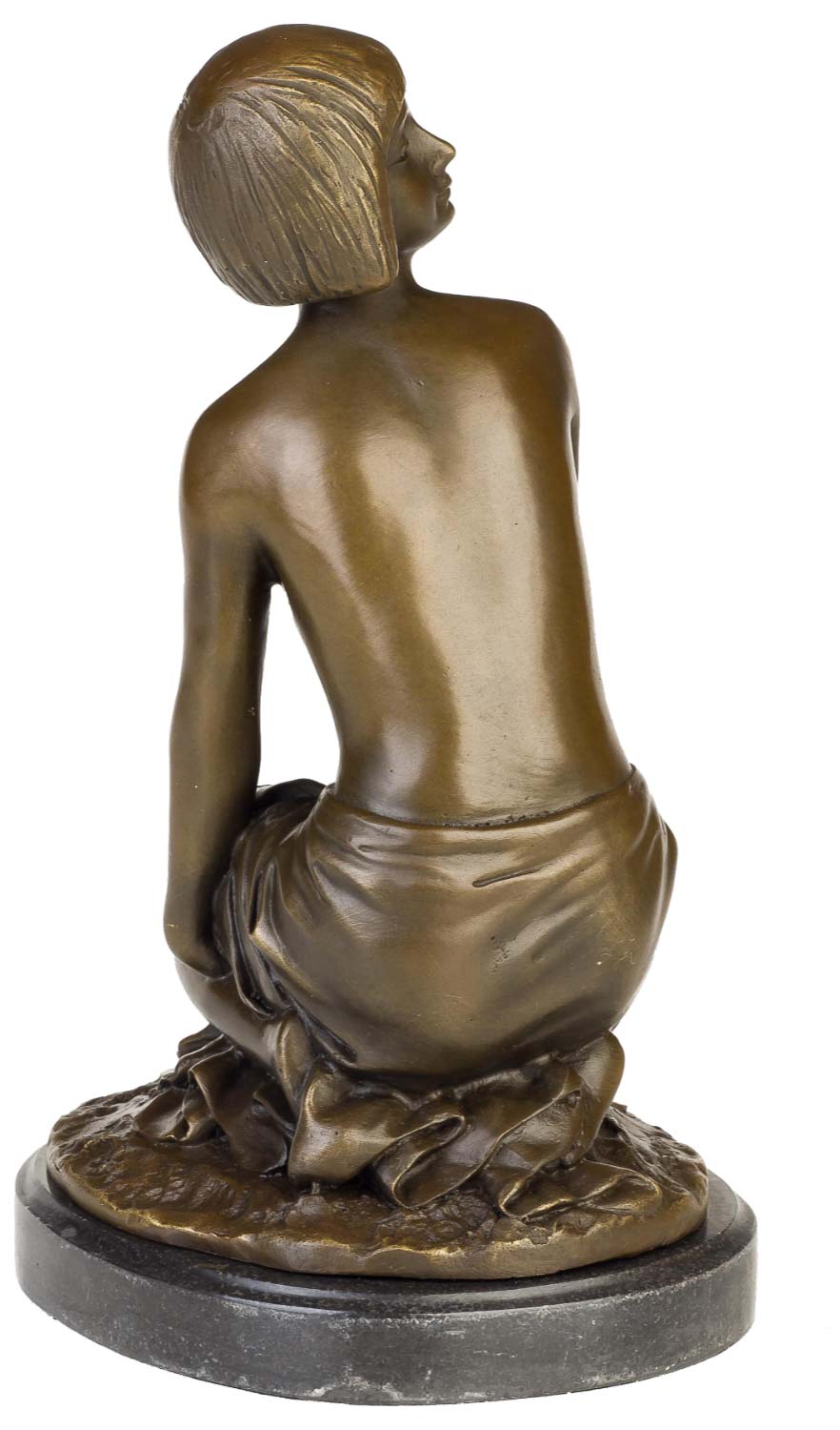 47cm Bronzeskulptur Tänzerin im Antik-Stil Bronze Figur Statue 