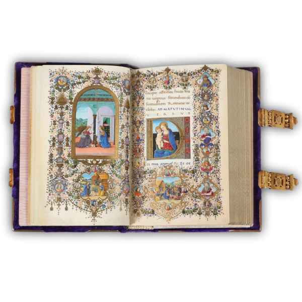 Buch Florentiner Stundenbuch Lorenzo de Medici Faksimile Verlag Luzern 87/980