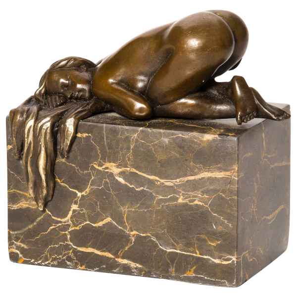 Bronzeskulptur Skulptur Frau Akt Erotik Nude Bronzefigur Bronze Figur Antik-Stil
