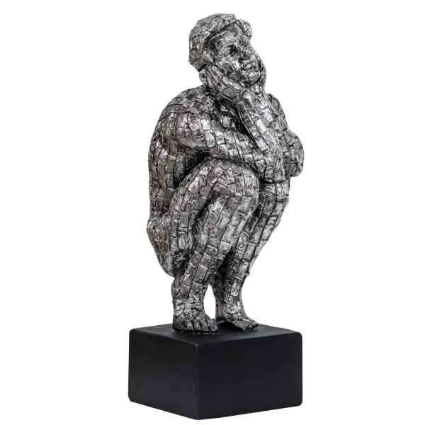 Skulptur Mann Figur Kunst Dekoration Antik-Stil - 35cm