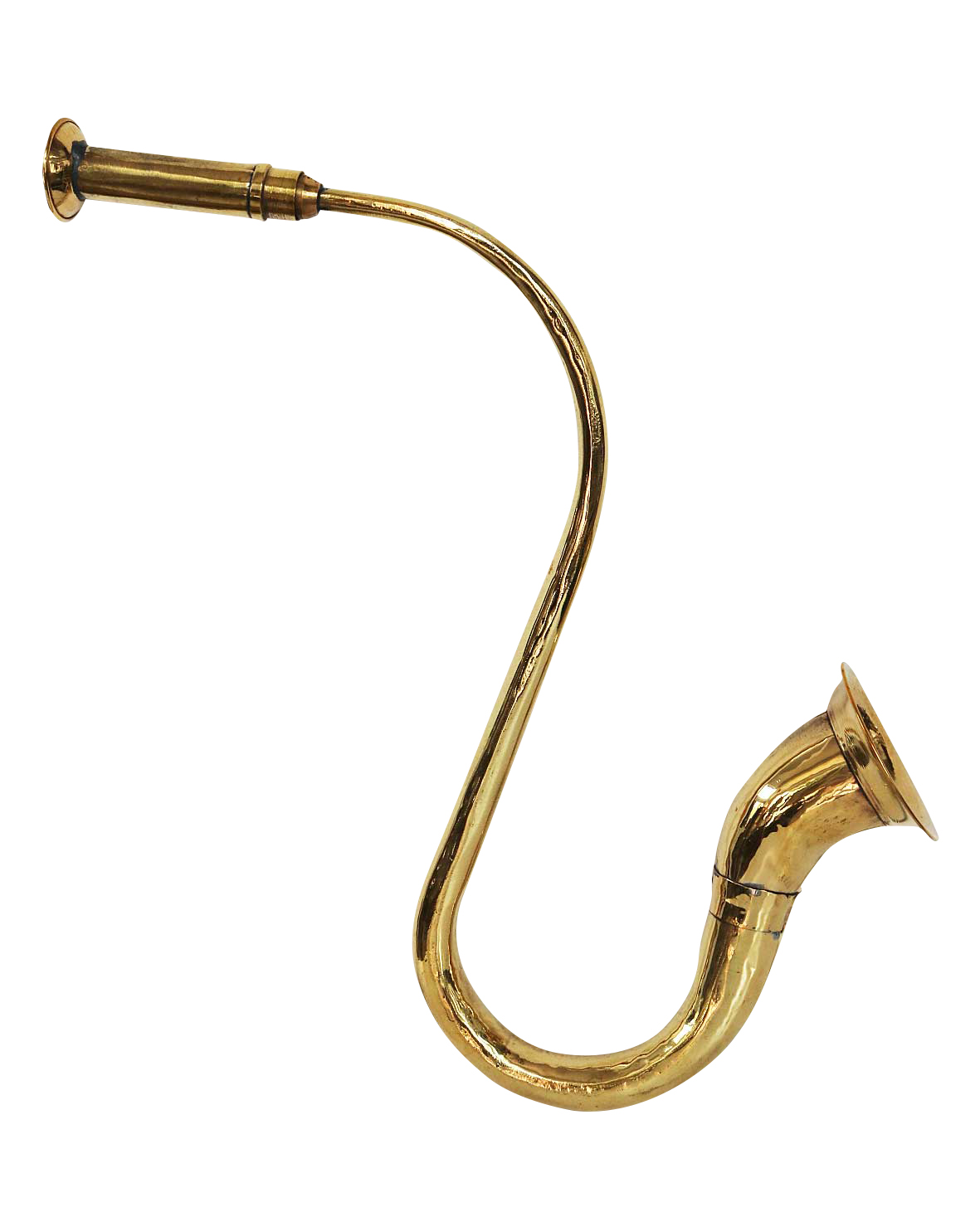 aubaho Cornet Acoustique stéthoscope décoration Trompette loreille 28cm Style Antique 