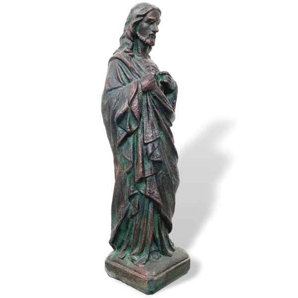 Skulptur Jesus Heiligenfigur 82cm Figur Statue Kunststein Antik-Stil