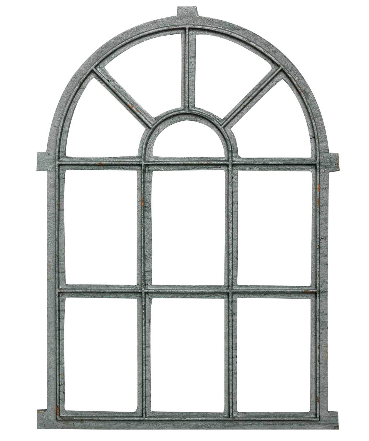 Fenster grau Stallfenster Eisenfenster Scheunenfenster Eisen 49cm Antik-Stil k 