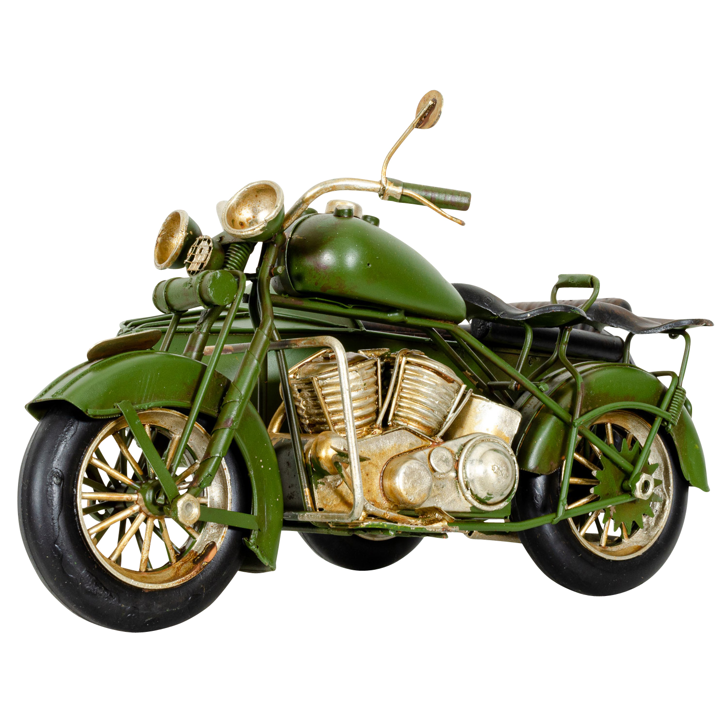 Aubaho Motocicleta Tiro Modelo Moto Nostalgia Hoja Metal Chapa Estilo Antiguo 29cm 