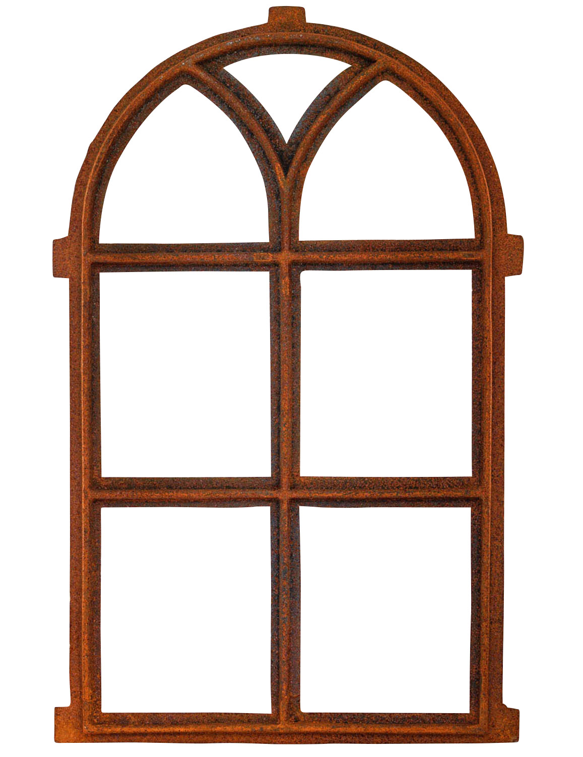Stallfenster halbrund Gusseisen Oberlicht Rost Fenster Eisenfenster Antik Stil 