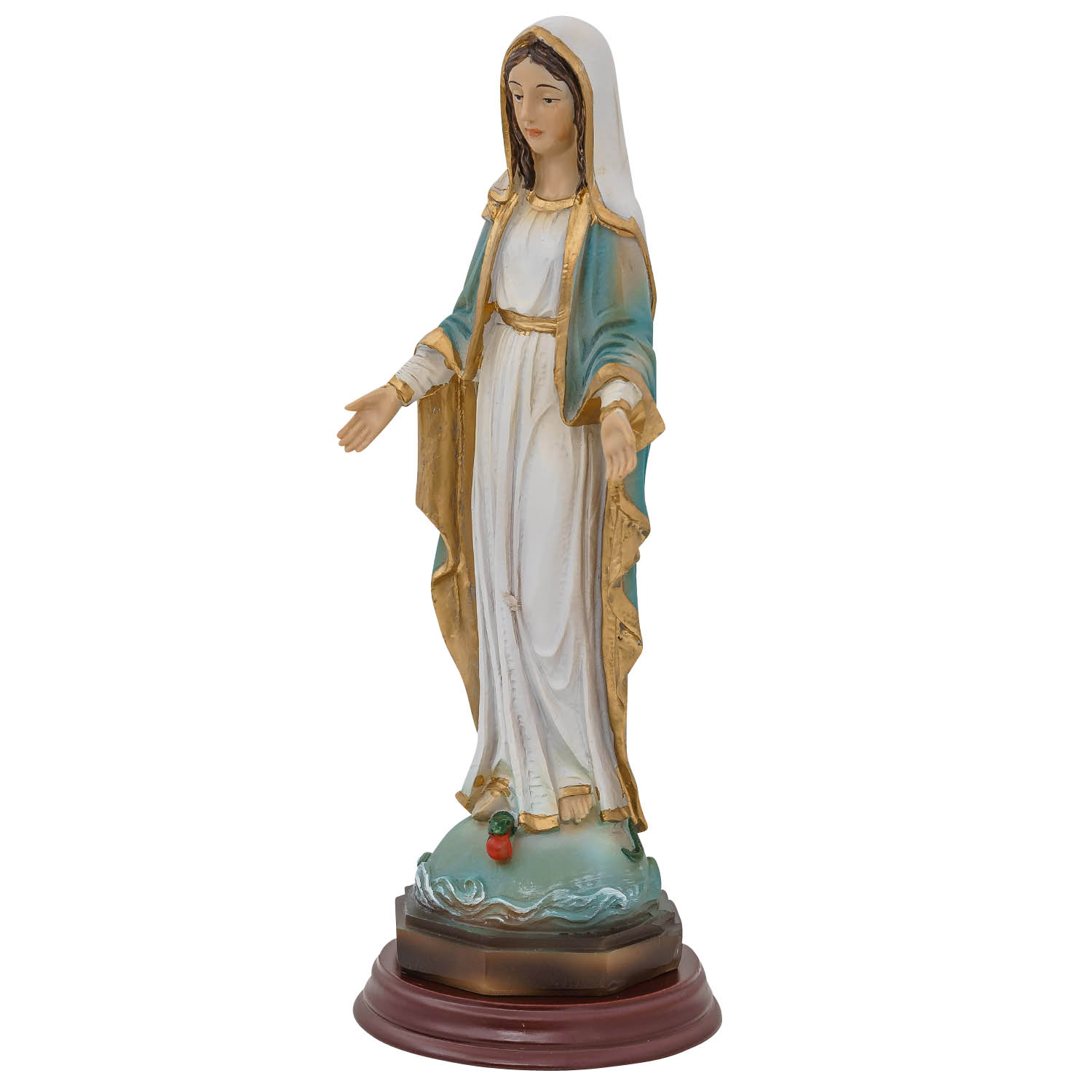 Skulptur Madonna 40cm Heiligenfigur Maria Figur Statue Antik-Stil 