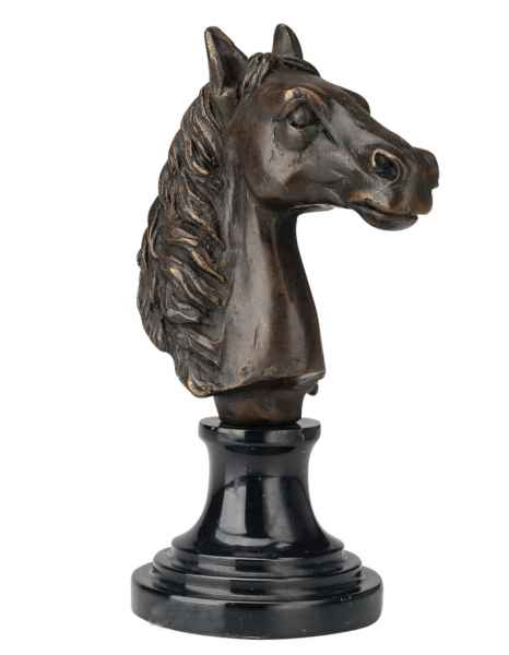 Bronzeskulptur Skulptur Pferd Bronzefigur Briefbeschwerer paperweight