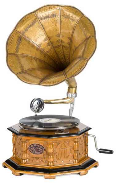 Grammophon im antiken Stil
