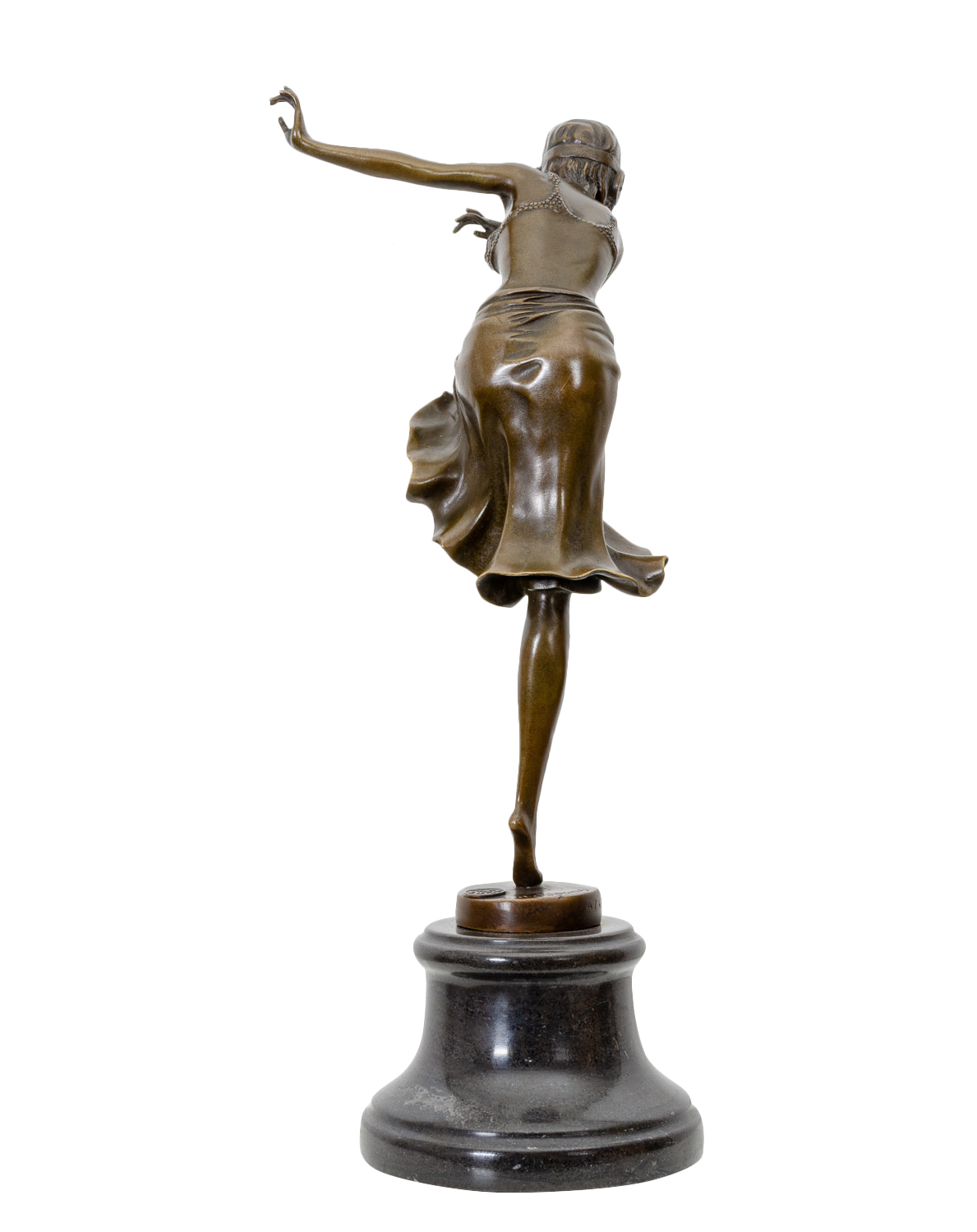 Bronzefigur Bronzestatue Skulptur Statue Deko Ballerina Tänzerin 33,3 cm 