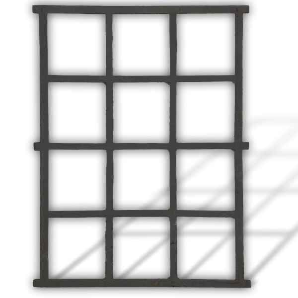 Fenster Grau Stallfenster Eisenfenster Scheunenfenster Eisen Antik-Stil 95cm