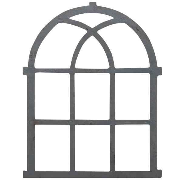 Fenster grau Stallfenster Eisenfenster Scheunenfenster Eisen 72cm Antik-Stil(f2)