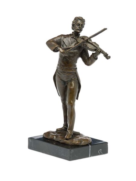 Bronzestatue Johann Strauss Komponist Bronzeskulptur Figur Bronze Kapellmeister