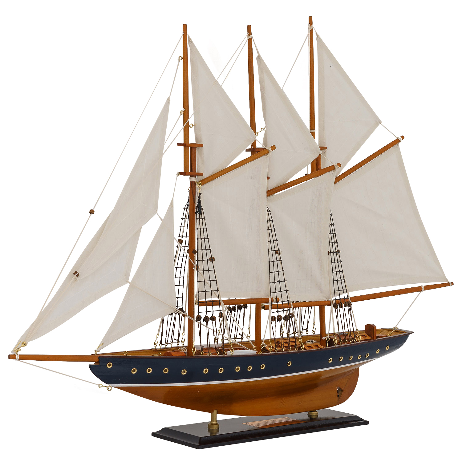 Modellschiff Atlantic Schiff Segelschiff Maritim Deko Antik-Stil kein Bausatz 