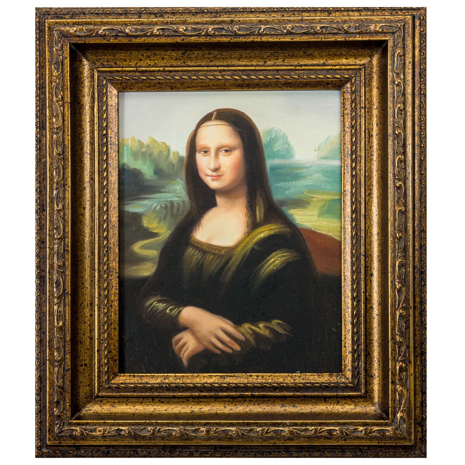 KIM 39001 Bild "Mona Lisa" mit Rahmen 1:12 für Puppenhaus NEU # 