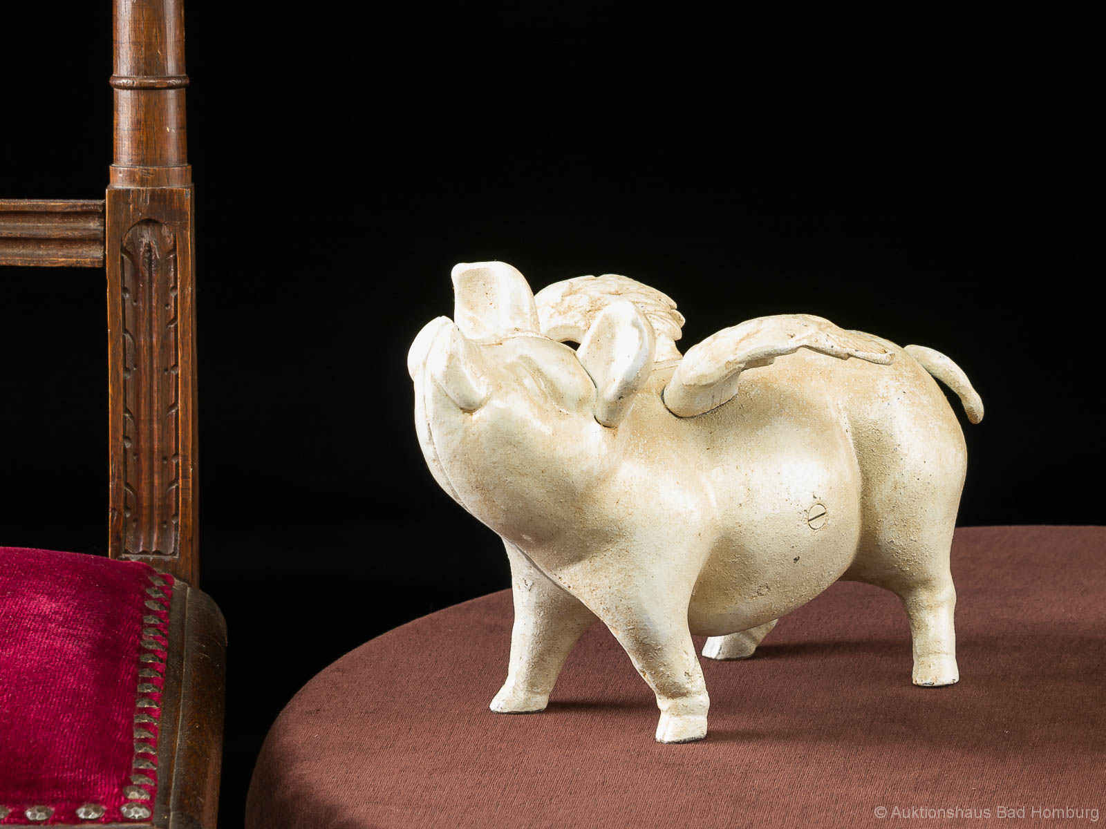 Spardose Sparschwein Schwein mit Flügeln Antik Eisen Dekoration Schwein Nostalgi 