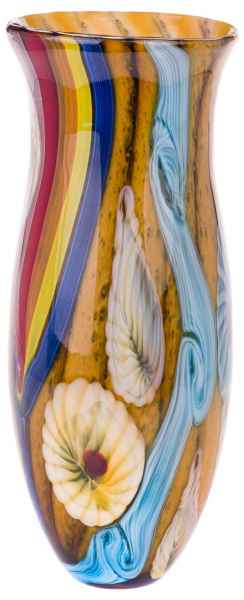 Glasvase Vase Glas im Murano Antik Stil 38cm