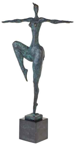 Bronzeskulptur Erotik erotische Kunst im Antik-Stil Bronze Figur Statue 52cm