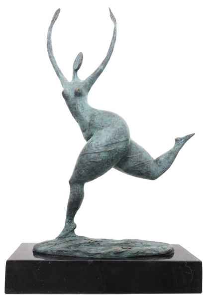 Bronzeskulptur Frau Erotik Kunst erotisch im Antik-Stil Bronze Figur Statue 50cm
