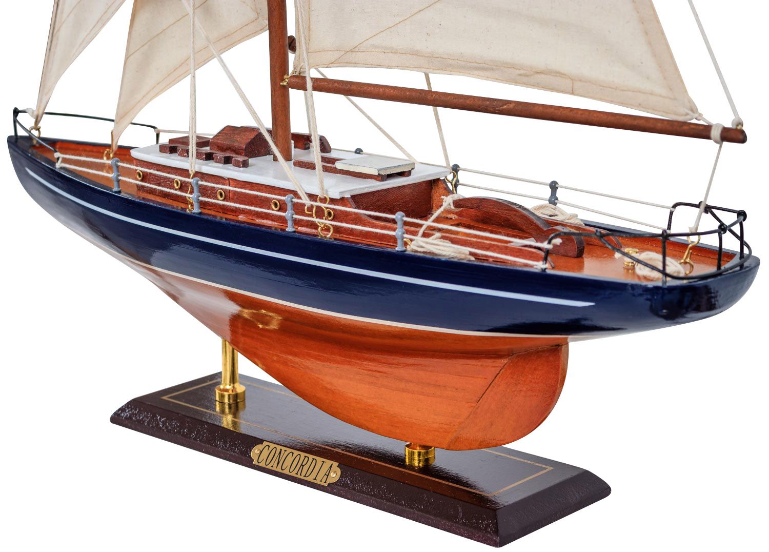 maquette de bateau concordia modèle de navire cm voilier bateau style ...