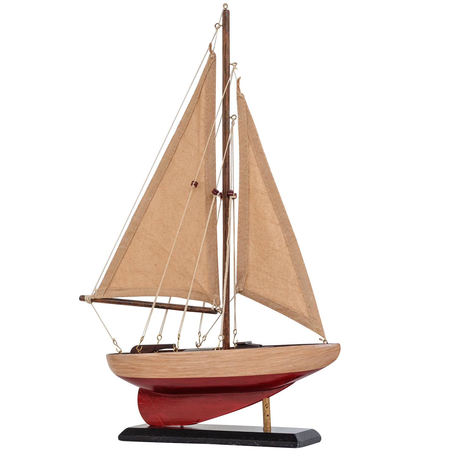 aubaho Modellschiff Atlantic Holz Schiffsmodell Schiff Segelschiff 48cm Antik-Stil